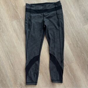 Lululemon Athletica Charcoal and Black Leggings